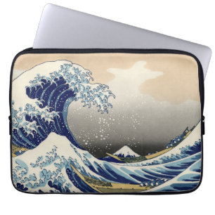 Great Wave off Kanagawa & Mount Fuji Japan Sea Laptop Sleeve