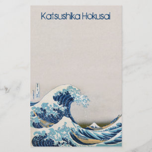 Great Wave off Kanagawa Personalised Stationery