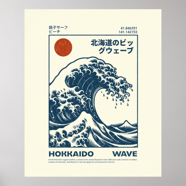 Great Wave off Kanagawa Poster (Front)