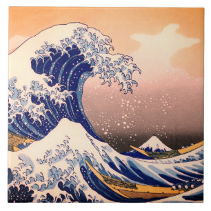 GREAT WAVE OFF KANAGAWA TILE