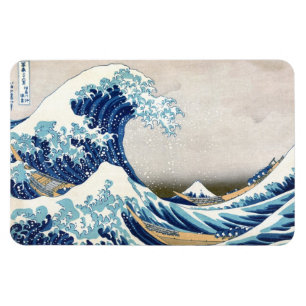 Great Wave Off Kanagawa Vintage Japanese Fine Magnet