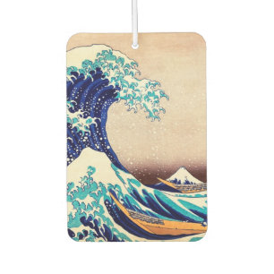 Great Wave Off Kanagawa Vintage Japanese Print Art Car Air Freshener