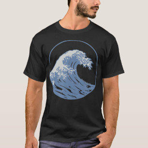 Great wave off Kanazawa Vintage surf Hawaii beach  T-Shirt