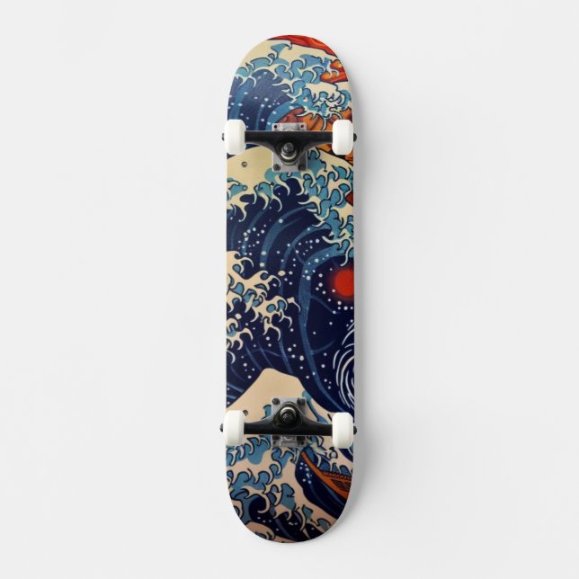 Great Wave Off Santa Cruz Skateboard (Front)