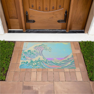 Great Wave Pastel Doormat