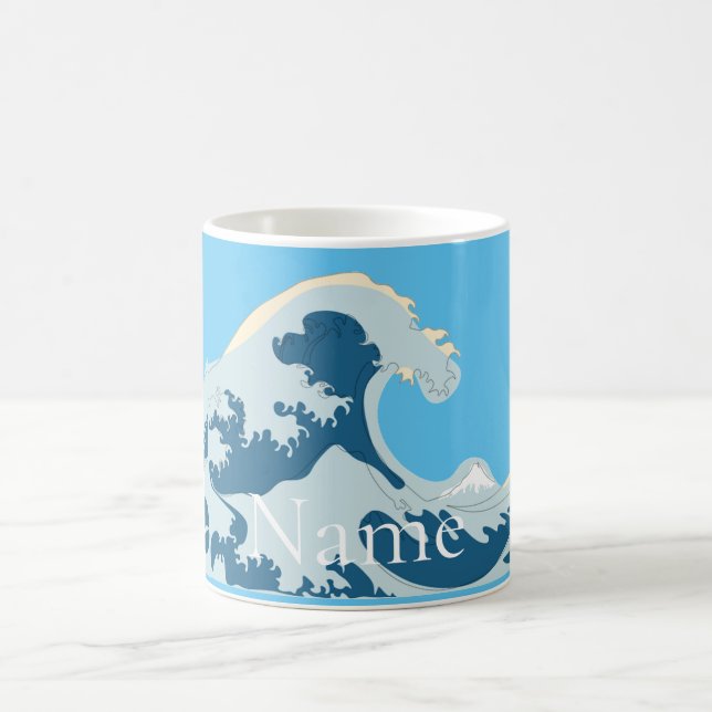 Great Wave Thunder_Cove  Coffee Mug (Center)