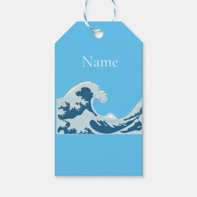 Great Wave Thunder_Cove Gift Tags (Front)