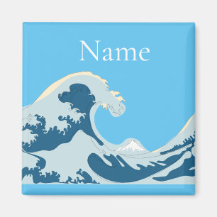 Great Wave Thunder_Cove Magnet