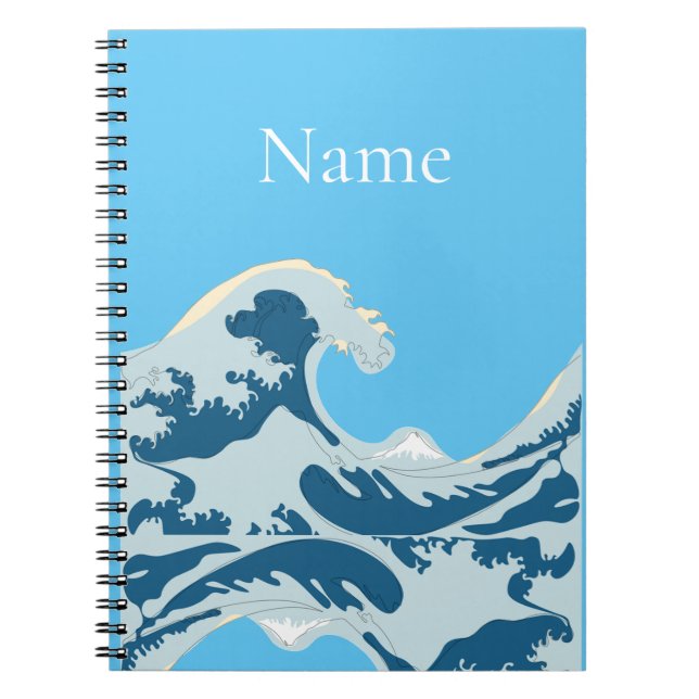 Great Wave Thunder_Cove Notebook (Front)