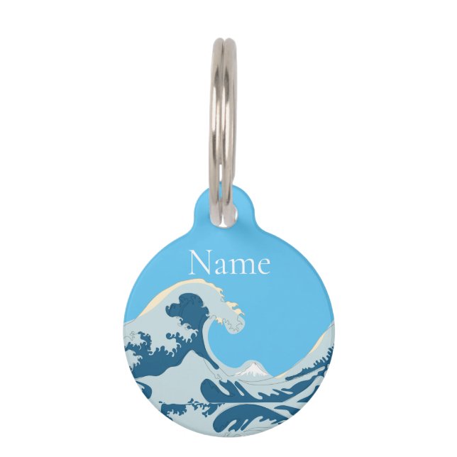 Great Wave Thunder_Cove  Pet Tag (Front)
