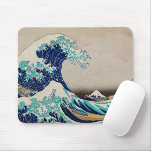 "Great Wave" Vintage Japanese Art Mouse Mat