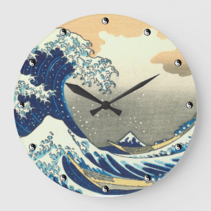 Great Wave Wall Clock in 3 sizes