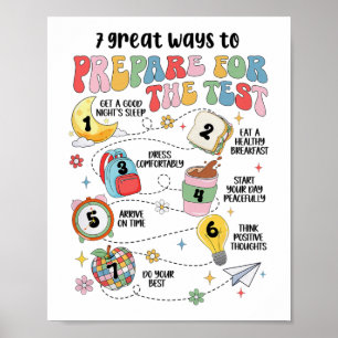 Great Ways To Prepare For The Test State Testing  Poster