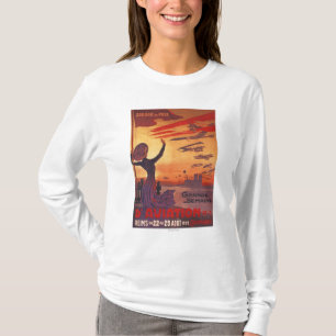Great Week of Aviation - Woman Waving Poster T-Shirt