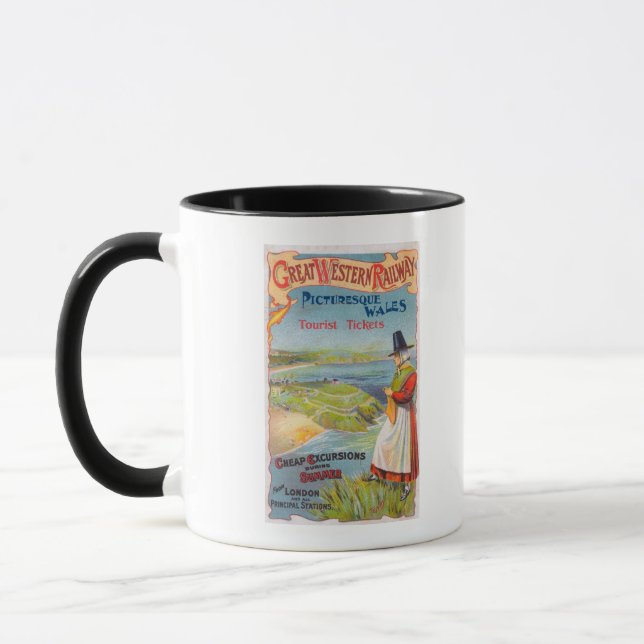 Great Western Railray Promo Tours to Wales Mug (Left)