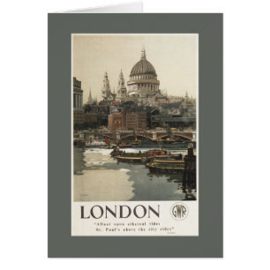 Great Western Railway St. Paul's Travel Poster