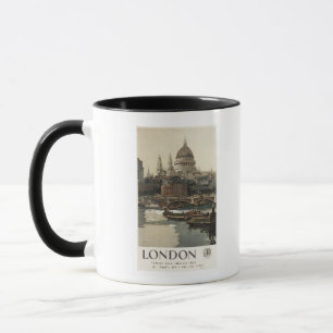 Great Western Railway St. Paul's Travel Poster Mug