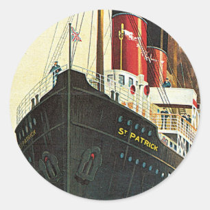 Great Western Railway - To Ireland Classic Round Sticker