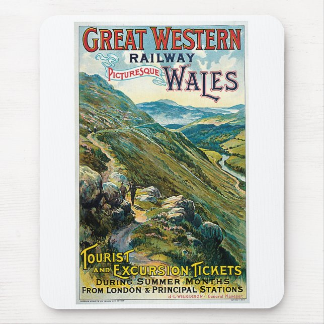 Great Western Railway ~ Wales Mouse Mat (Front)