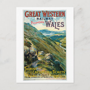 Great Western Railway ~ Wales Postcard