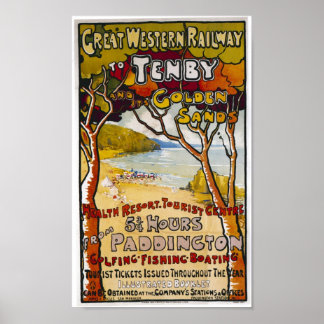 Great Western "Tenby" Poster