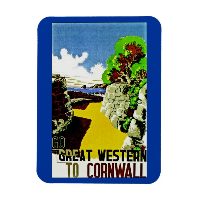 Great Western to Cornwall Magnet (Vertical)