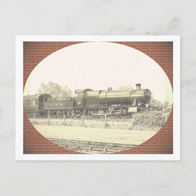 Great Western Train Postcard (Front)
