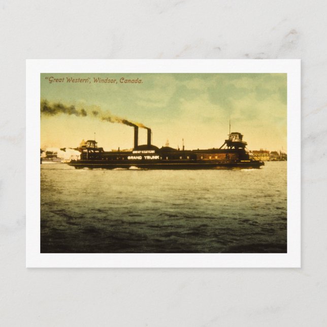 Great Western, Windsor, Canada Postcard (Front)