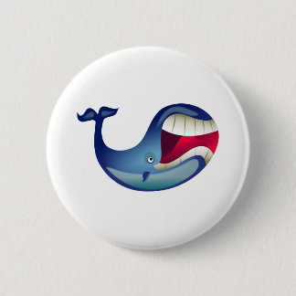Great Whale 6 Cm Round Badge