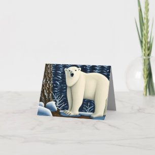 Great White Bear Of The North Card