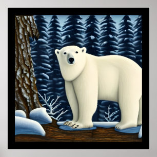 Great White Bear Of The North Poster