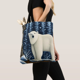 Great White Bear Of The North Tote Bag