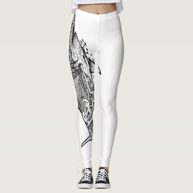 GREAT WHITE LEGGINGS (Front)
