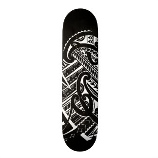 great white on black tribal samoan tattoo designs skateboard