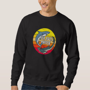 Great White Shark And Hammerhead Shark Protect Sha Sweatshirt