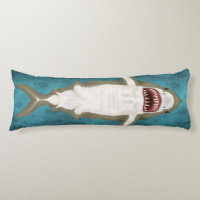 Great White Shark Attack Funny Fish Novelty Ocean