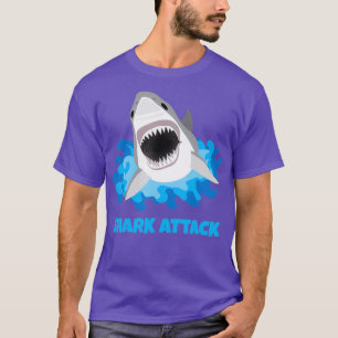 Great White Shark Attack Funny T-Shirt
