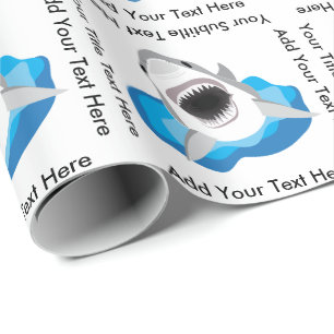 Great White Shark Attack Wrapping Paper