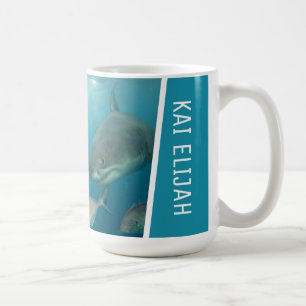 Great White Shark Australia Sea Theme Large Coffee Mug