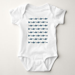 Great White Shark  Baby Bodysuit