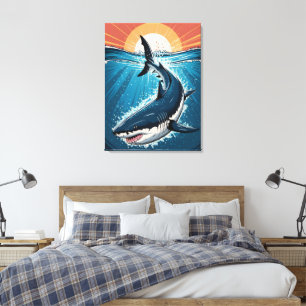 Great White Shark Canvas Print