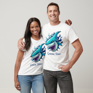 Great White Shark Cartoon T-Shirt