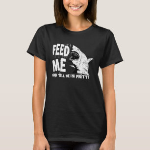 Great White Shark Feed Me Largest Predator Ocean B T-Shirt