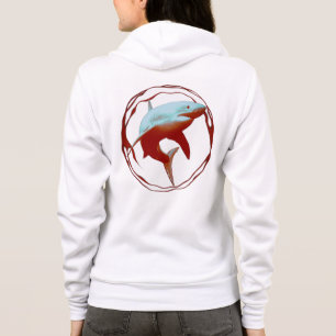 Great White Shark Graphic Design Hoodie
