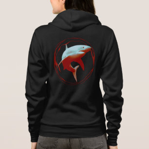 Great White Shark Graphic Design Hoodie