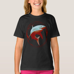 Great White Shark Graphic Design T-Shirt