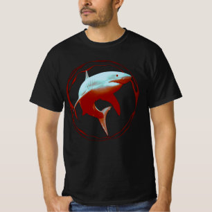 Great White Shark Graphic Design T-Shirt