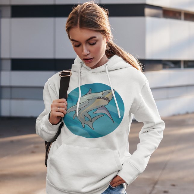 Great White Shark Hoodie (Creator Uploaded)