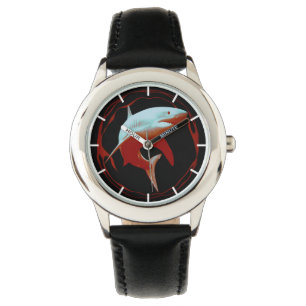 Great White Shark Illustration Watch