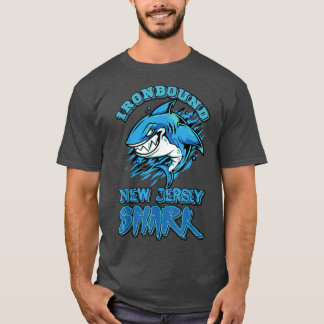 Great White Shark Ironbound New Jersey Shark Funny T-Shirt